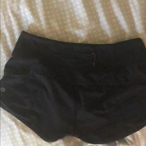 Black lululemon shorts